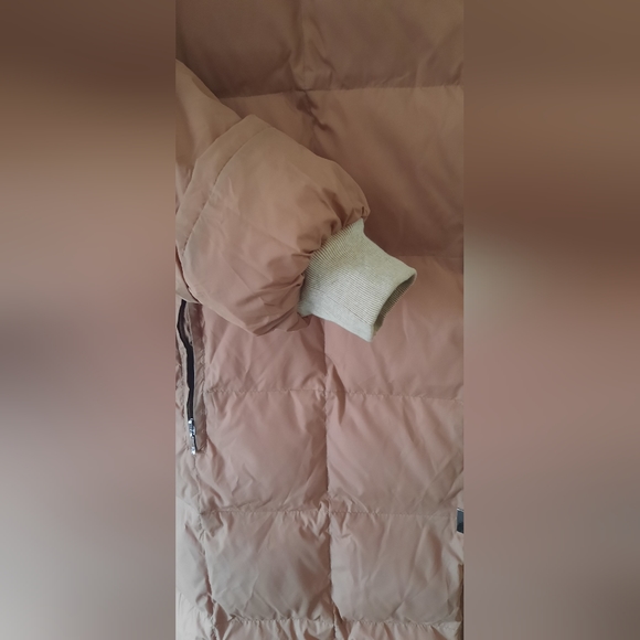 Warmangel Goose Down Puffer Jacket Coat, Duster, Dusty Mauve Color, Size Medium - Picture 5 of 16